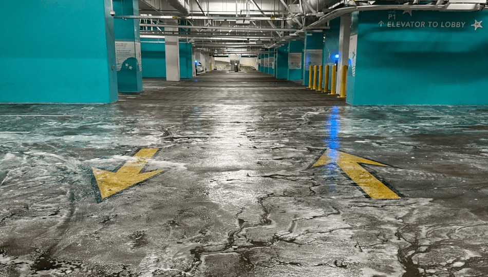 parking garage cleaning services