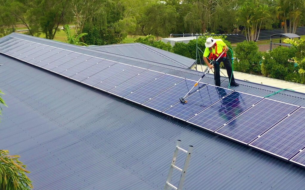 solar panel cleaning save money