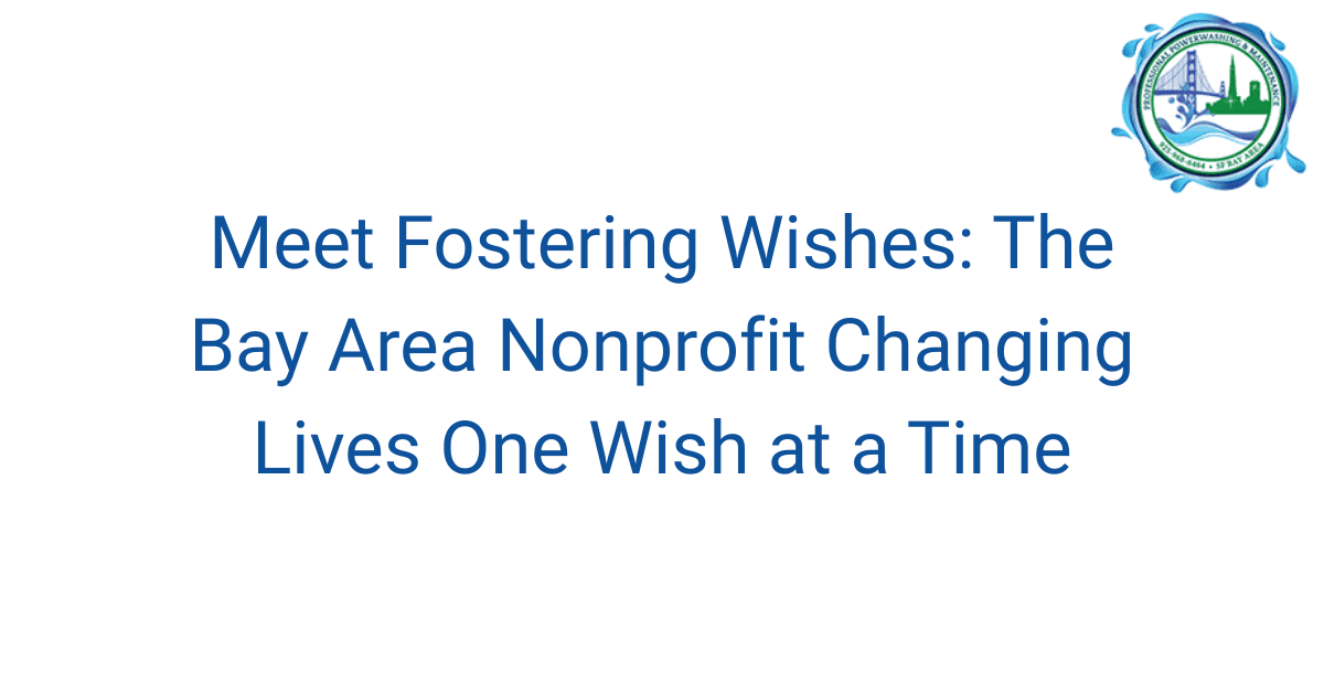 Meet Fostering Wishes: The Bay Area Nonprofit Changing Lives One Wish at a Time