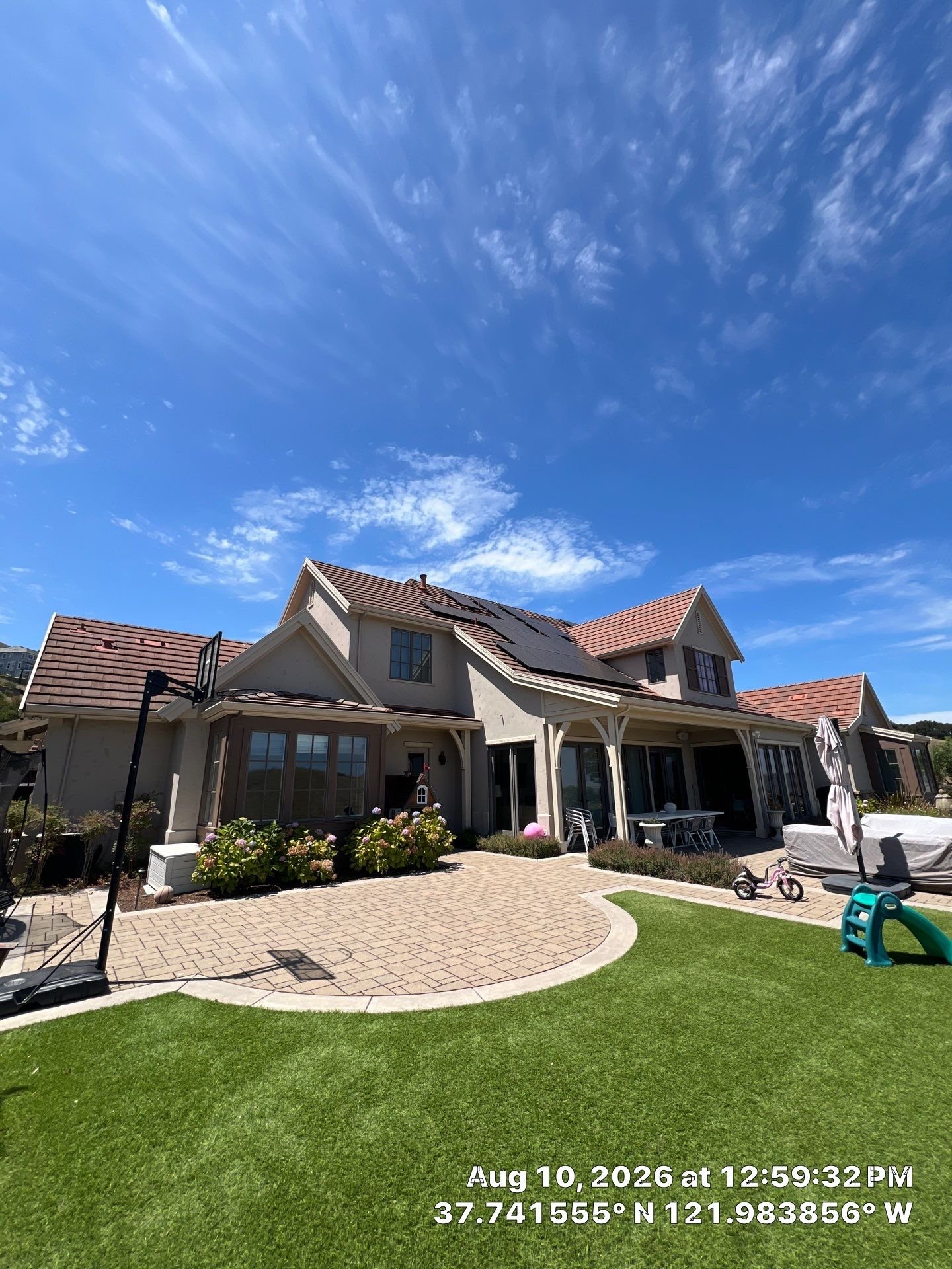 Soft washing a home exterior in Pleasant Hill, CA